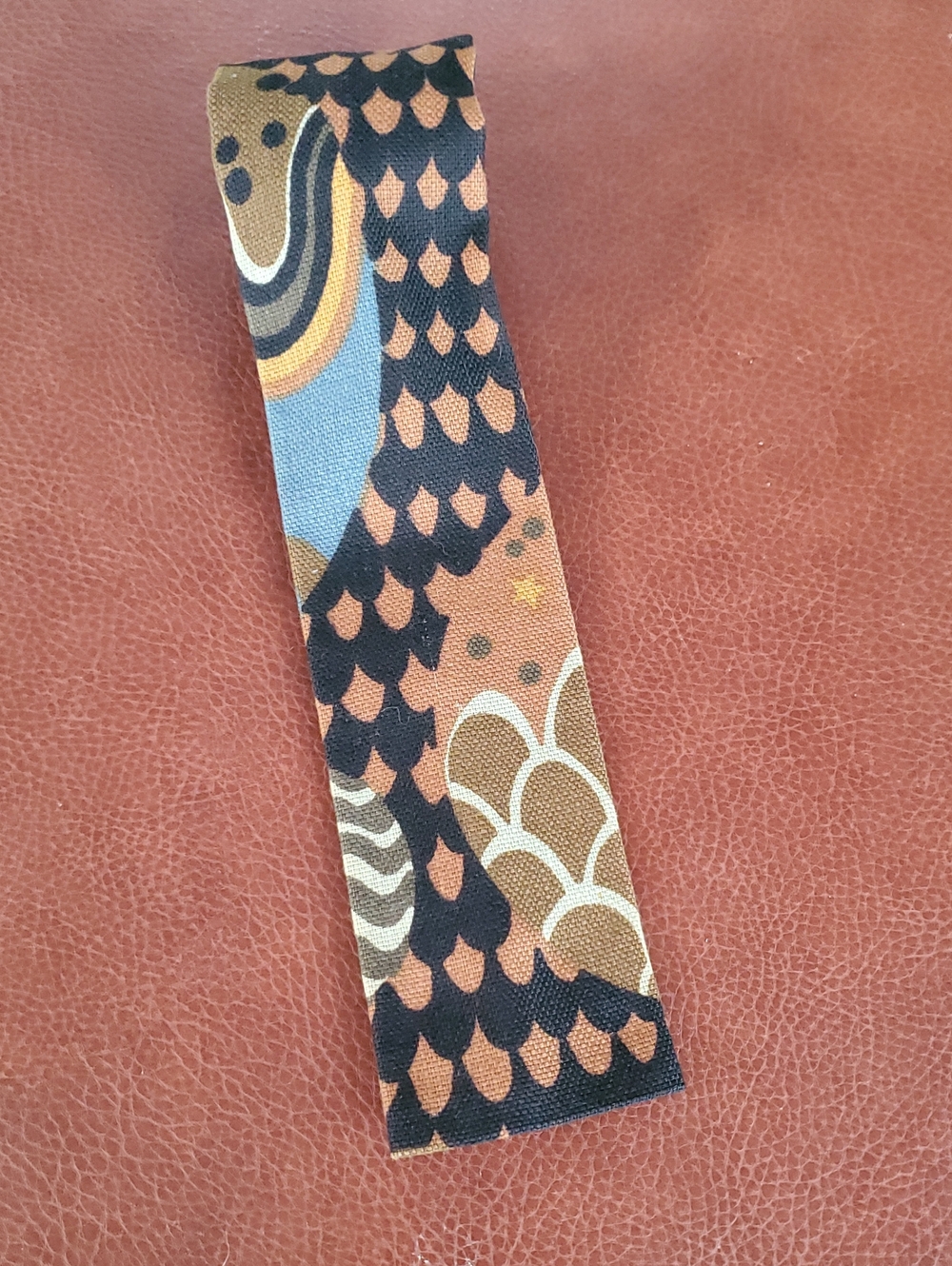 Vintage Men's Patterned Square Tie By ROOSTER